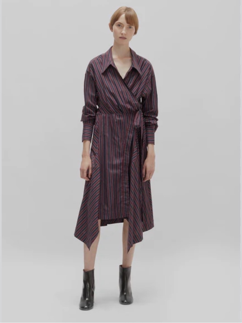 ISABEL MARANT
Mila Cotton Asymmetrical Wrap Dress